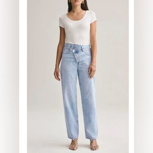 AGOLDE Criss Cross Jean in Suburbia